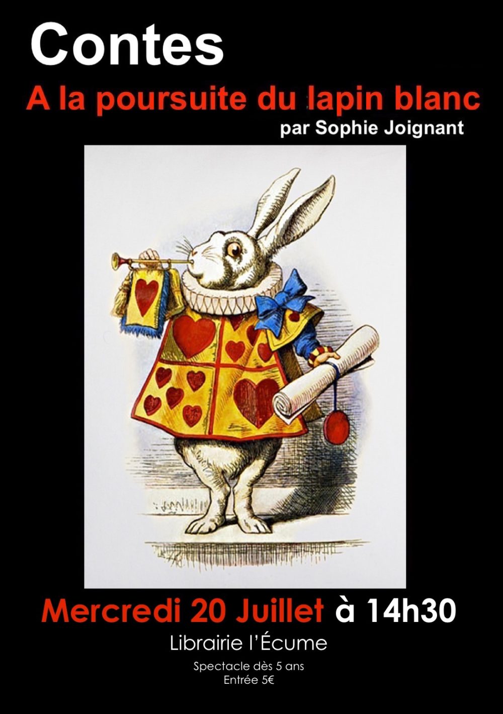 le white lapin à L'écume